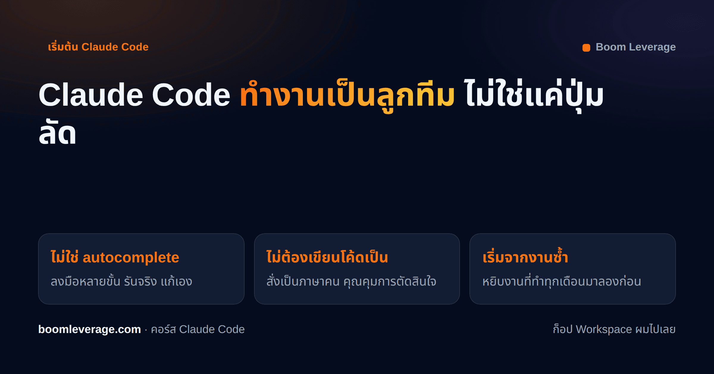 Claude Code คืออะไร? คู่มือเริ่มต้นสำหรับคนสายการเงิน (ไม่ต้องเขียนโค้ดเป็น)